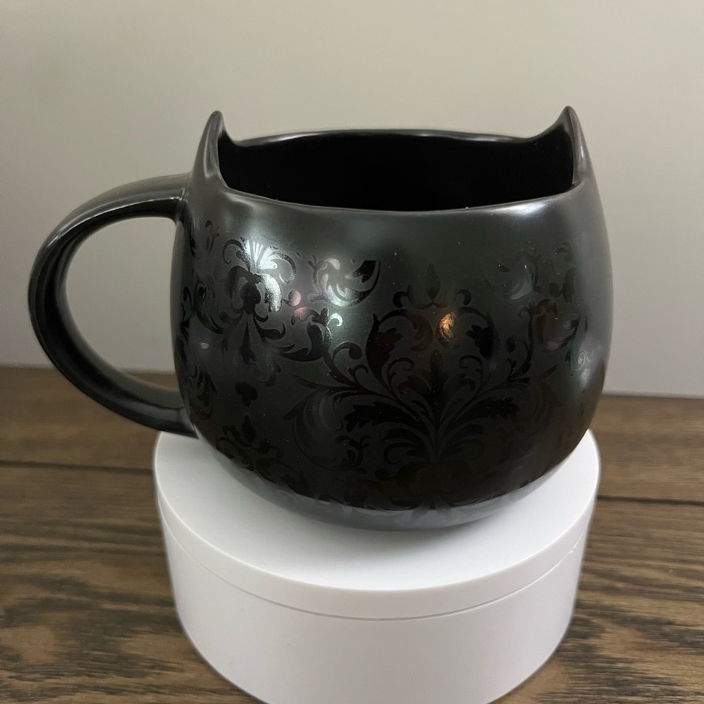 Set of Two Brocade Cat Mug